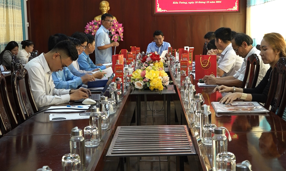 Kiến Tường đánh giá, phân hạng sản phẩm OCOP năm 2024