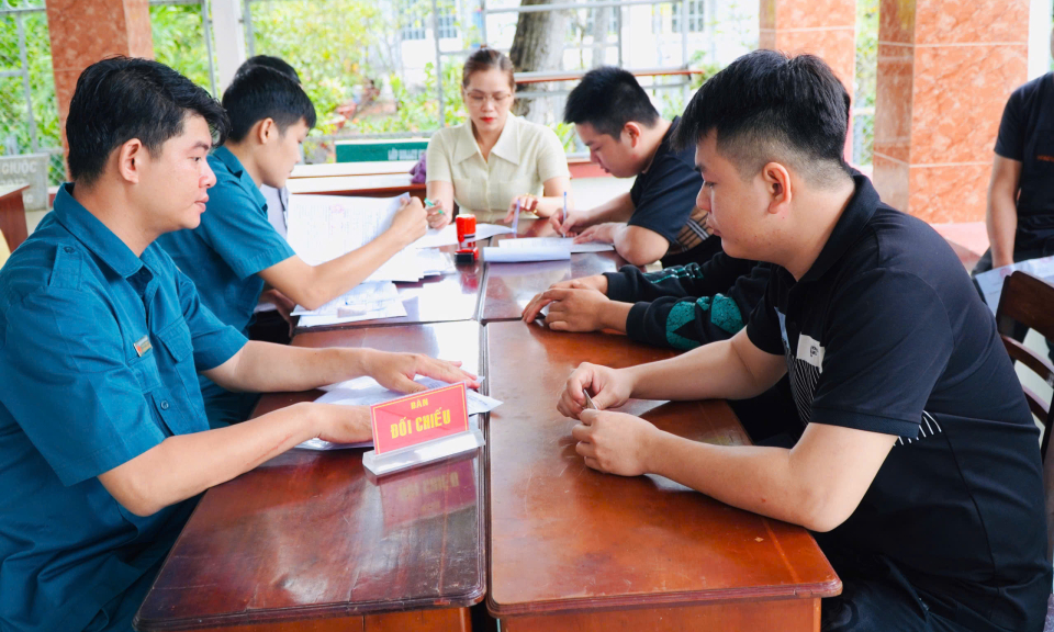 Cần Giuộc khám sức khỏe gọi công dân nhập ngũ năm 2025