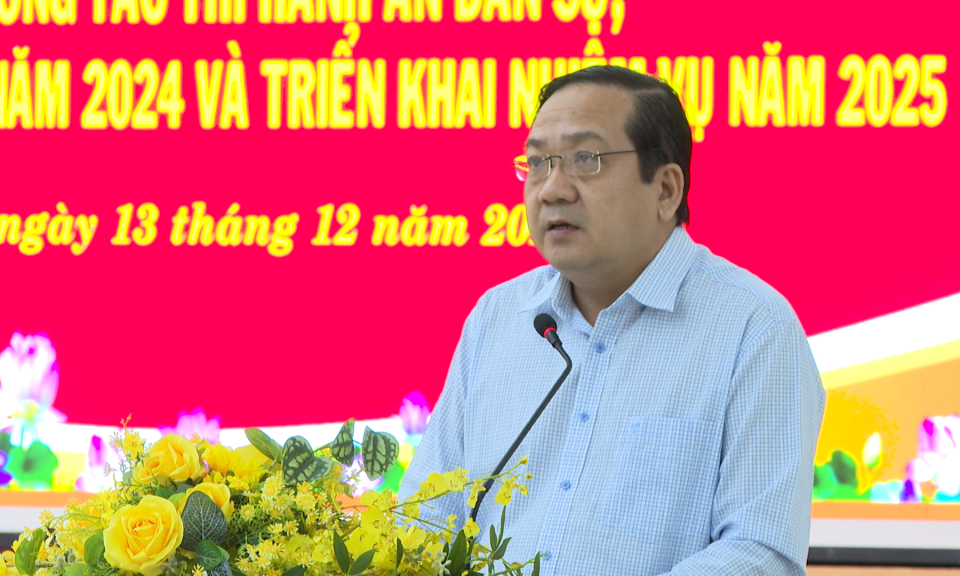 Tổng kết công tác thi hành án dân sự, hành chính năm 2024