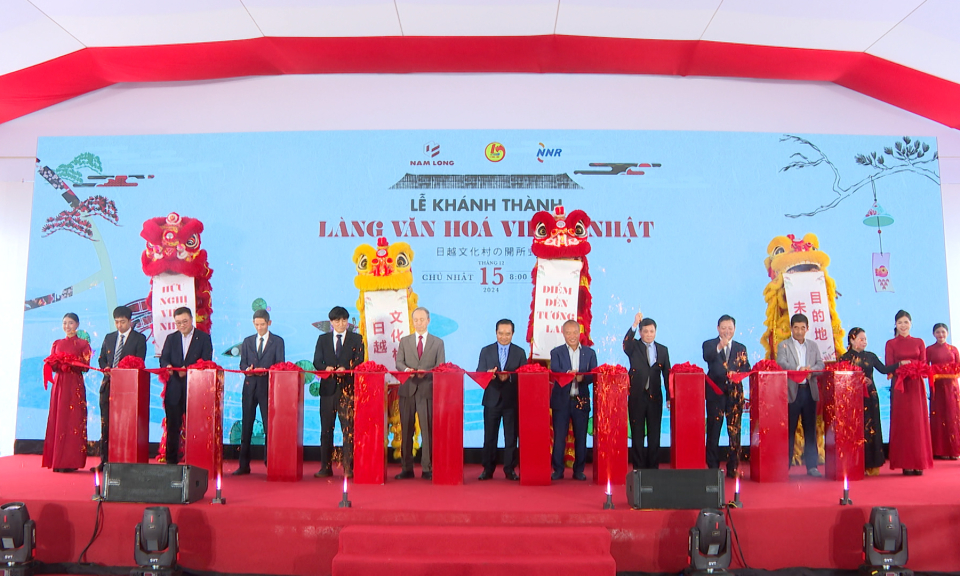 Lễ Khánh thành Làng văn hóa Việt - Nhật tại khu đô thị Waterpoint