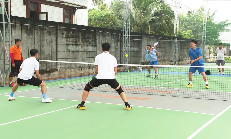Giải Vô địch Pickleball chào mừng kỷ niệm Ngày thành lập Quân đội Nhân dân Việt Nam