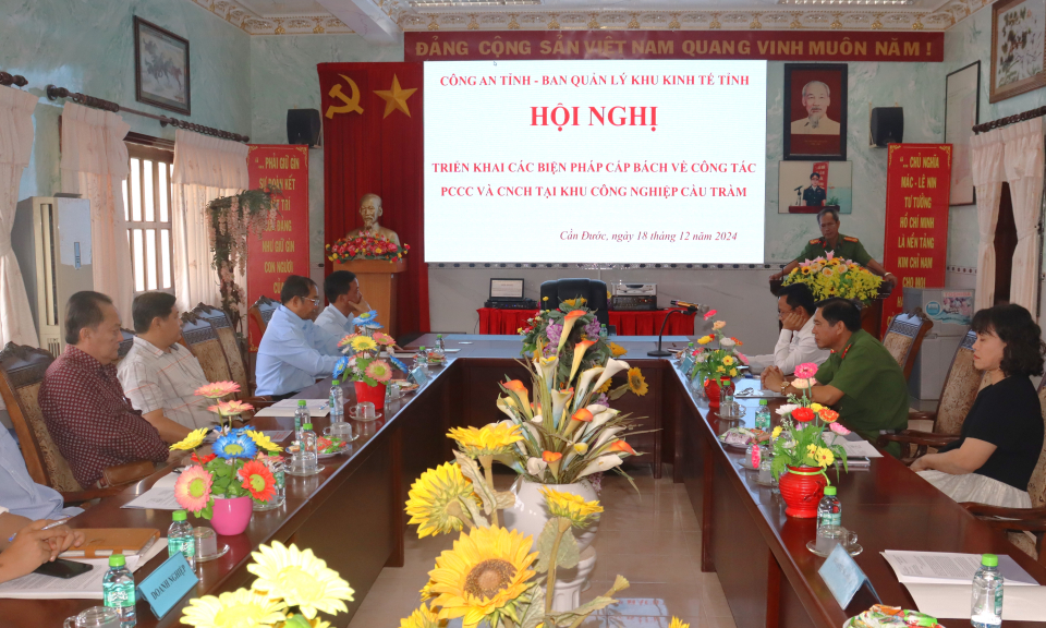 Cần Đước triển khai các biện pháp cấp bách về phòng cháy, chữa cháy và cứu nạn cứu hộ 
