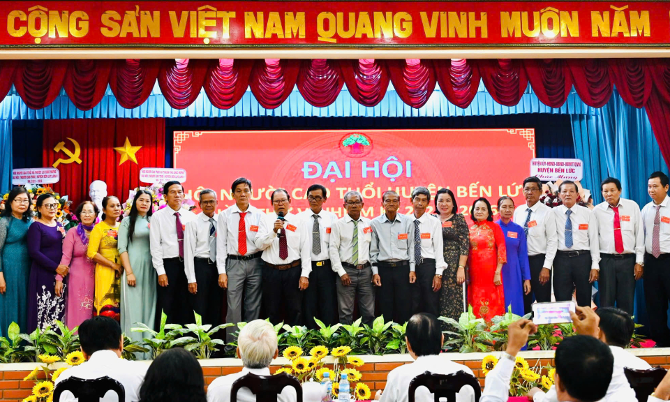 Bến Lức: Đại hội Thành lập Hội Người cao tuổi huyện nhiệm kỳ 2021- 2026