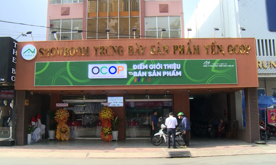 Long An hỗ trợ 5 đơn vị xây dựng các điểm giới thiệu và bán sản phẩm OCOP