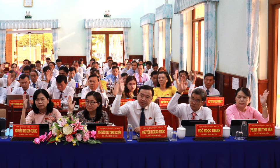 HĐND huyện Cần Đước tổ chức kỳ họp lệ cuối năm 2024