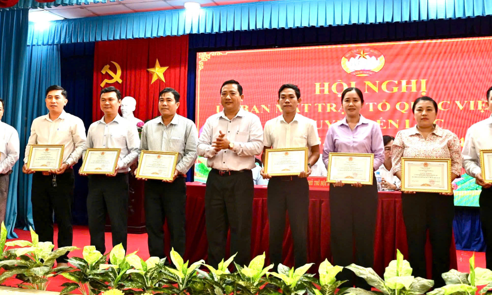 Hội nghị Ủy ban MTTQ Việt Nam huyện Bến Lức lần 3, nhiệm kỳ 2024 - 2029