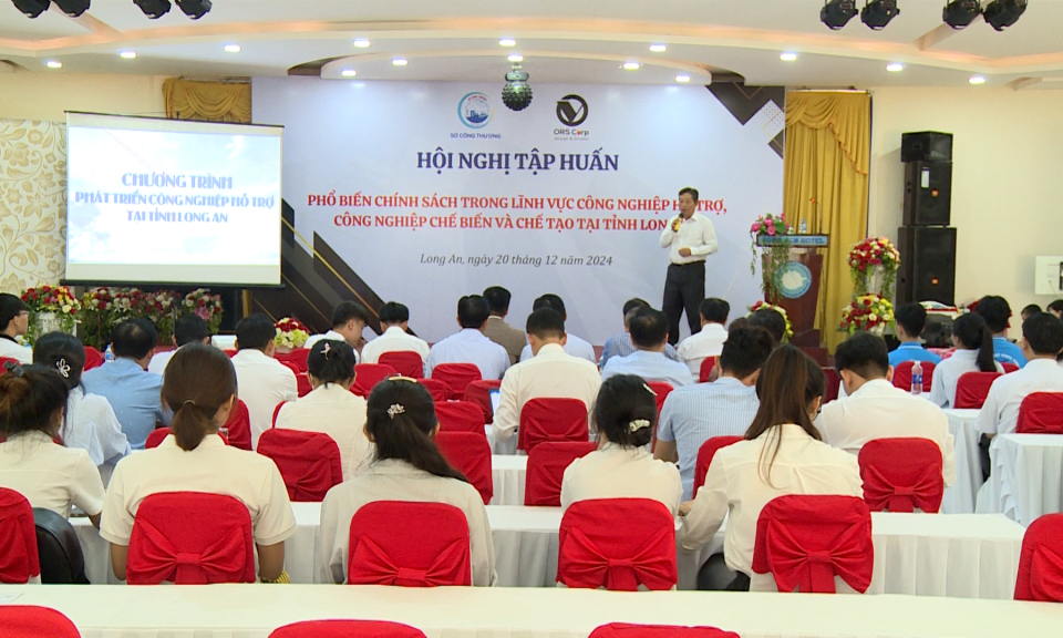 Phổ biến chính sách lĩnh vực công nghiệp hỗ trợ, công nghiệp chế biến và chế tạo