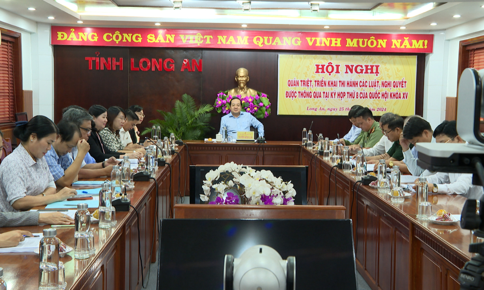 Quán triệt, triển khai thi hành các luật, nghị quyết được Quốc hội thông qua tại Kỳ họp thứ 8, Quốc hội khóa XV