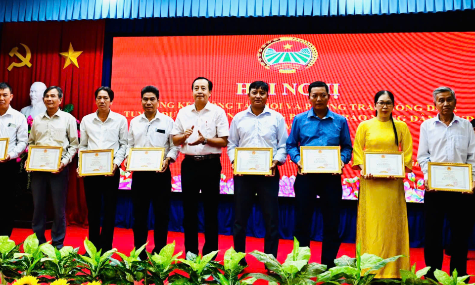 Hội Nông dân huyện Bến Lức tổng kết công tác năm 2024