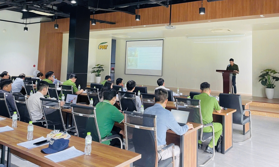 Bến Lức triển khai phòng cháy, chữa cháy và cứu nạn cứu hộ tại khu công nghiệp Phú An Thạnh