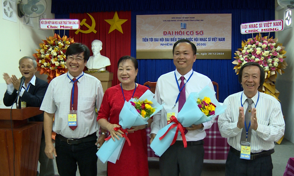 Đại hội Chi hội Nhạc sĩ tỉnh Long An