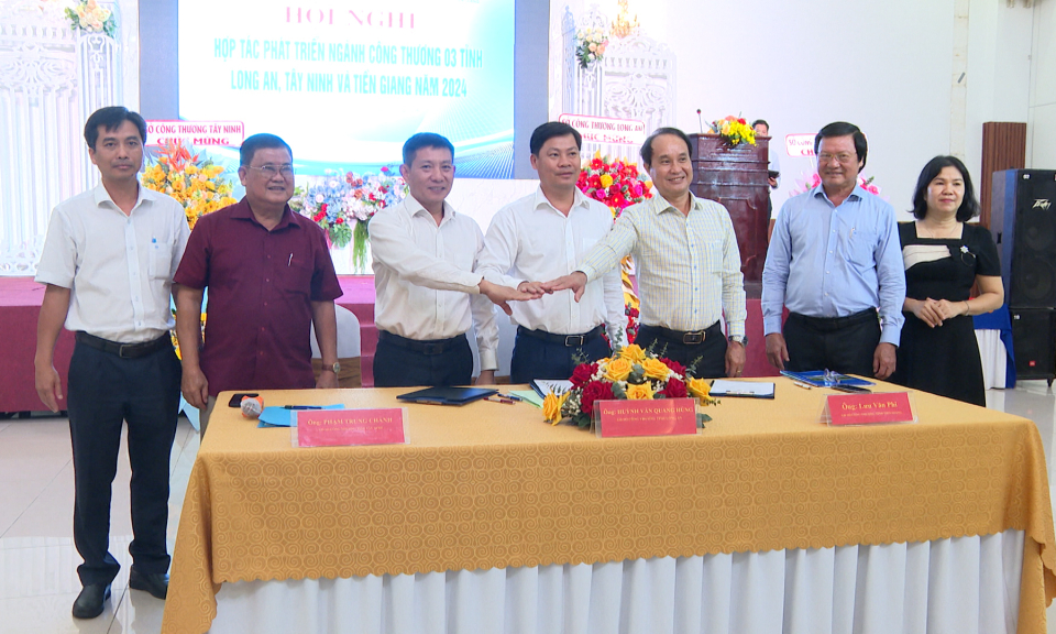 Ngành Công Thương 3 tỉnh Long An, Tây Ninh và Tiền Giang hợp tác phát triển