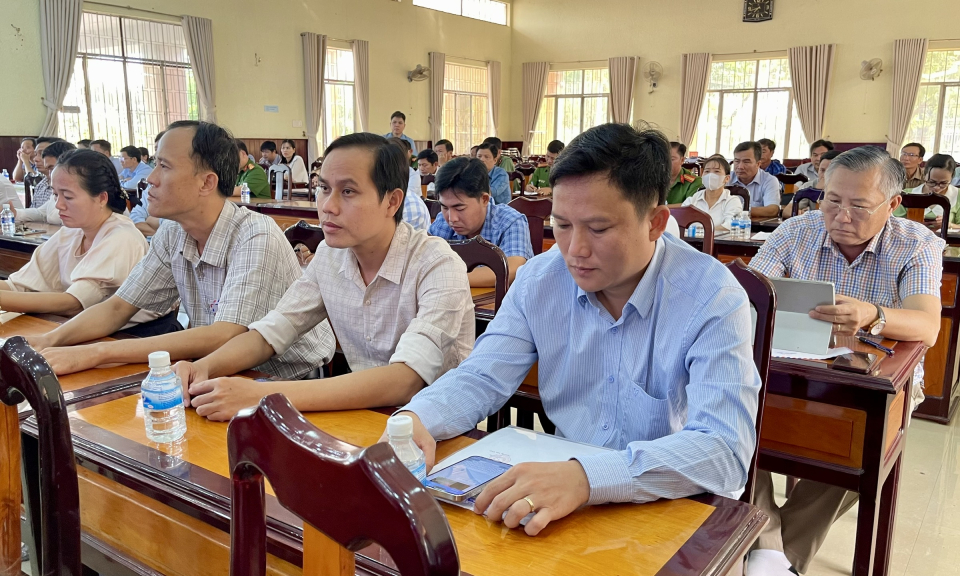 Tân Hưng tập huấn chuyển đổi số và an toàn thông tin 