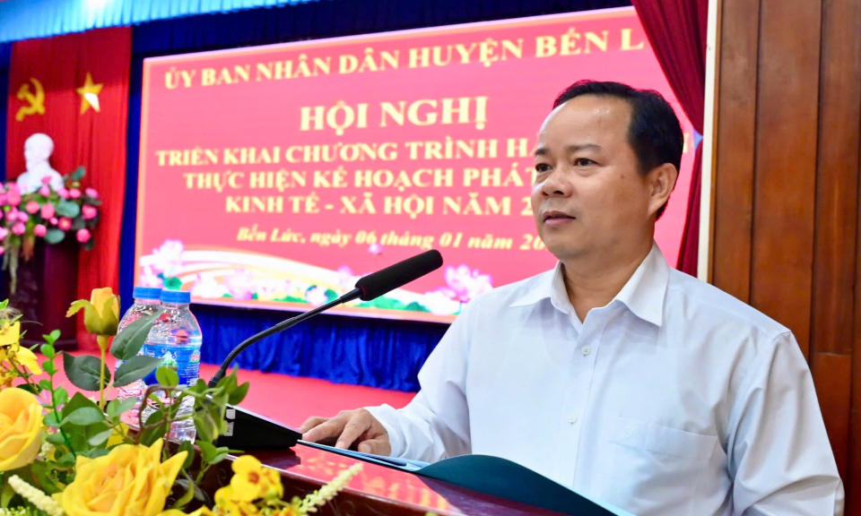 Huyện Bến Lức triển khai nhiệm vụ phát triển kinh tế - xã hội năm 2025