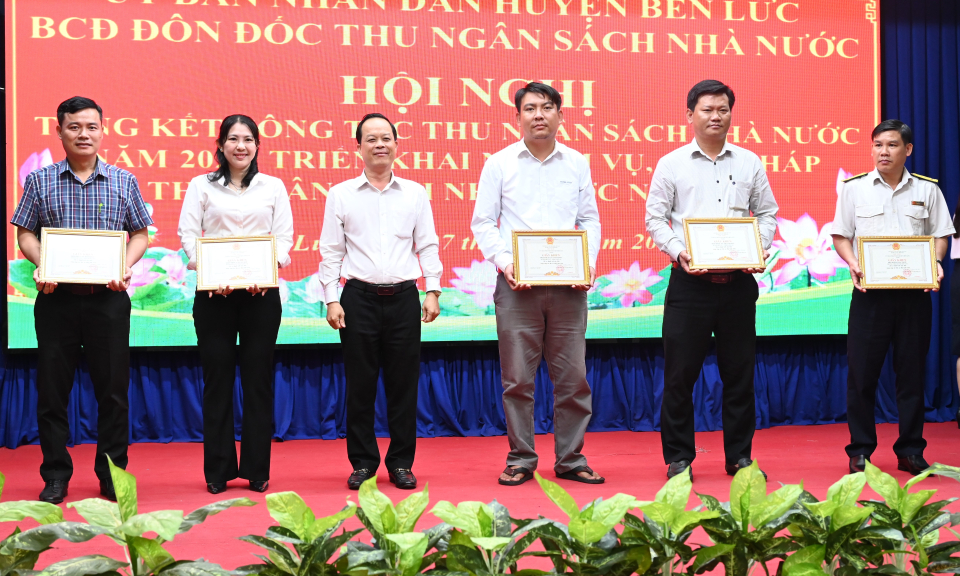 Bến Lức tổng kết công tác thu ngân sách Nhà nước năm 2024