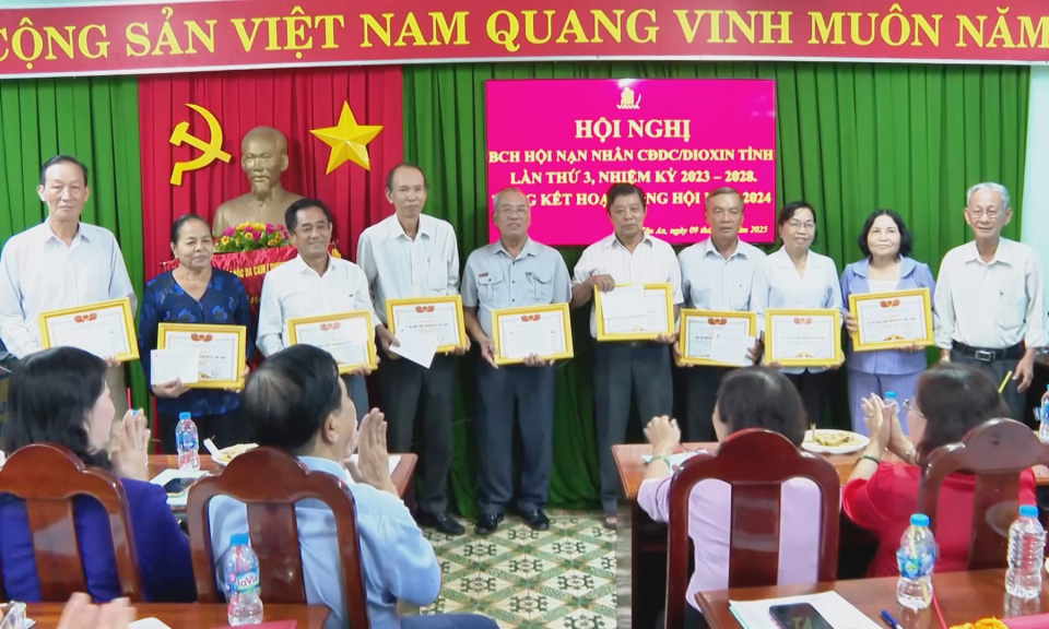 Hội nghị BCH Hội Nạn nhân Chất độc Da cam/Dioxin tỉnh Long An nhiệm kỳ 2023 - 2028
