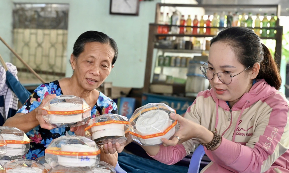 Bến Lức: Đậm đà hương vị bánh in ngày Tết