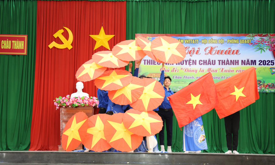 Châu Thành sôi nổi Hội xuân thiếu nhi 2025