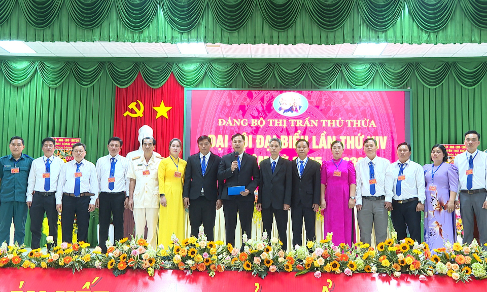 Đại hội điểm Đảng bộ thị trấn Thủ Thừa, nhiệm kỳ 2025 - 2030 