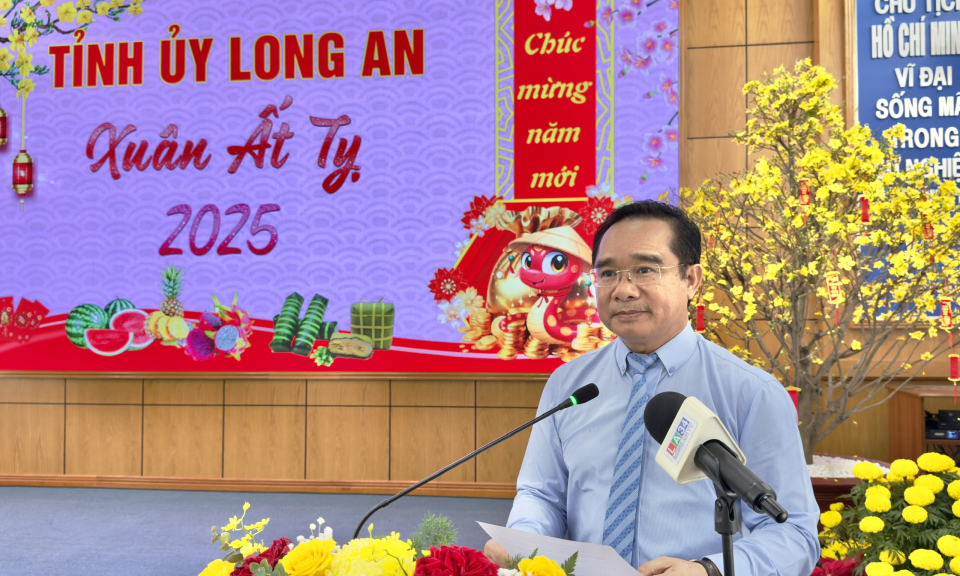 Lãnh đạo, nguyên lãnh đạo Trung ương chúc Tết tỉnh Long An