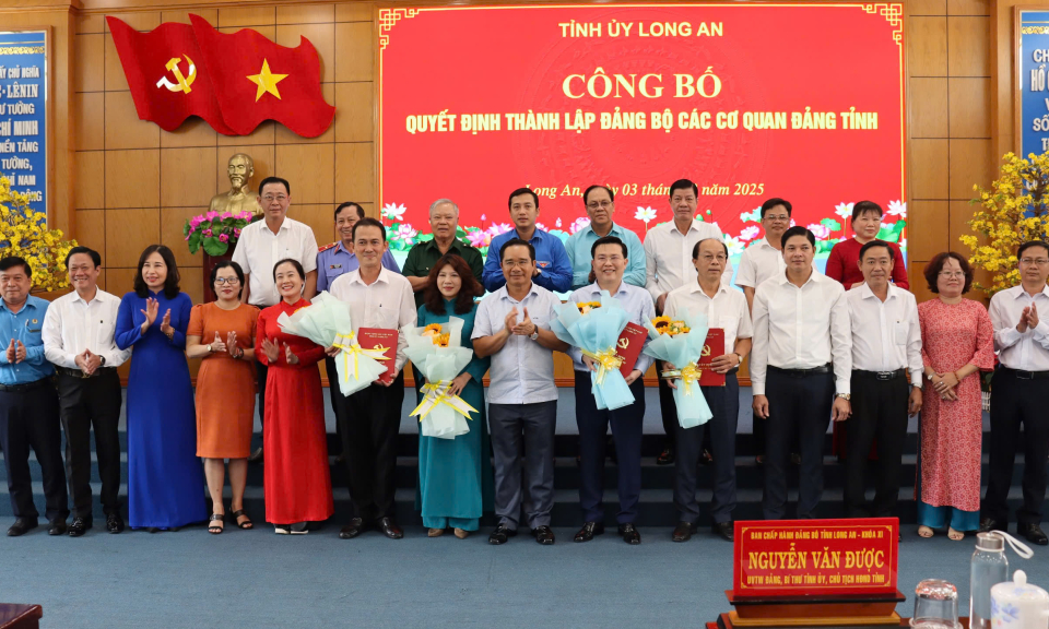 Long An hợp nhất Ban Tuyên giáo và Ban Dân vận Tỉnh uỷ