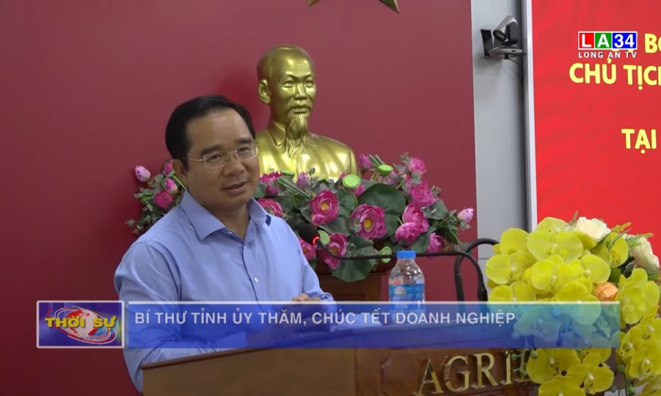 Bí thư Tỉnh ủy thăm, chúc Tết doanh nghiệp