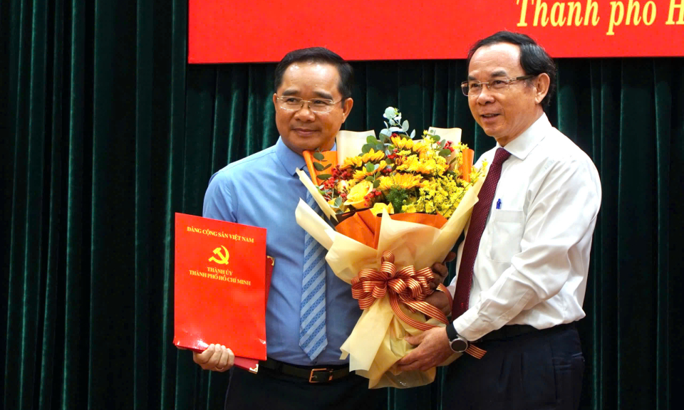 Đồng chí Nguyễn Văn Được giữ chức Phó Bí thư Thành ủy Thành phố Hồ Chí Minh