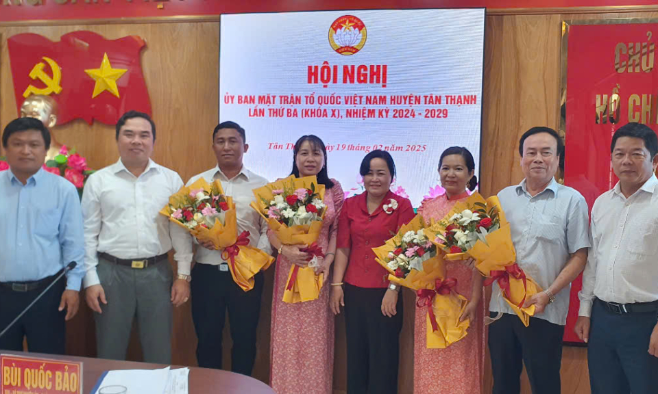 UBMTTQ huyện Tân Thạnh hiệp thương bầu bổ sung 3 Ủy viên