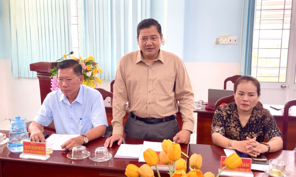 Tân Hưng: Tỉnh giám sát việc tiếp nhận và giải quyết đơn của công dân