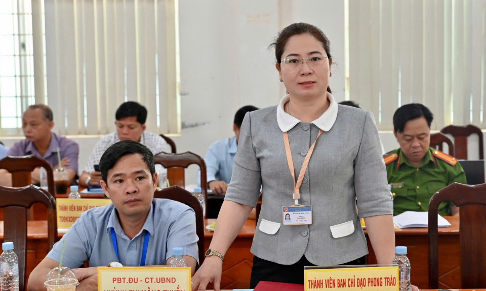 Hội nghị thẩm định hồ sơ các tiêu chí đô thị văn minh đối với thị trấn Bến Lức