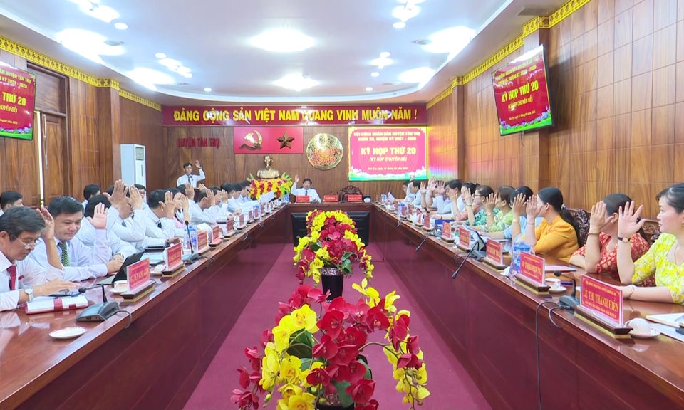Tân Trụ: HĐND huyện tổ chức kỳ họp lần thứ 20
