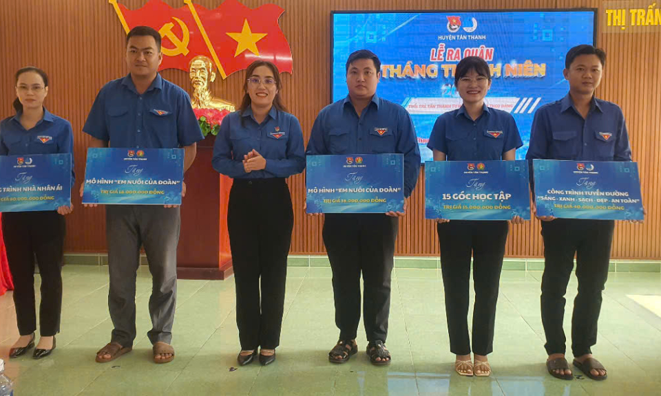 Tân Thạnh ra quân tháng thanh niên năm 2025