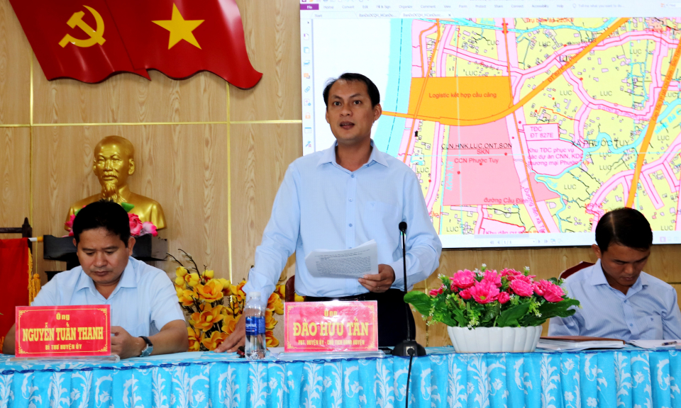 Cần Đước công bố chủ trương dự án xây dựng cầu, đường dẫn vào 3 cầu trên ĐT 827E 