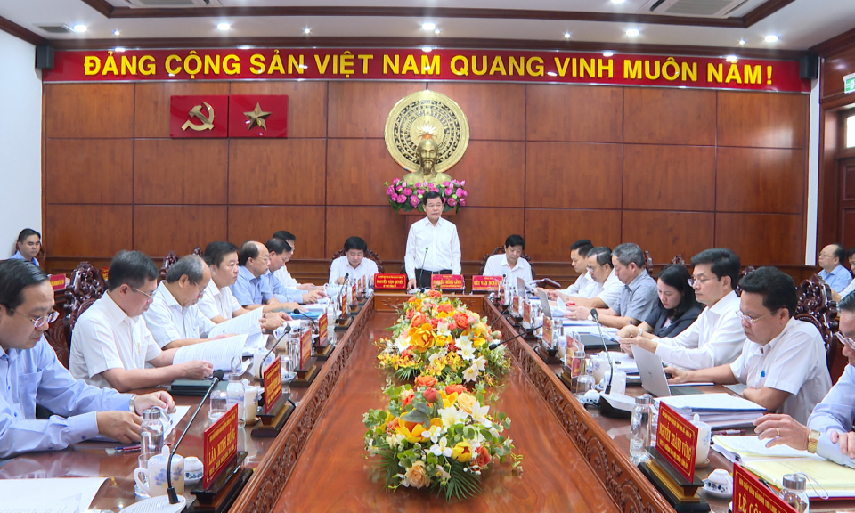 Đoàn Kiểm tra Trung ương làm việc với tỉnh Long An