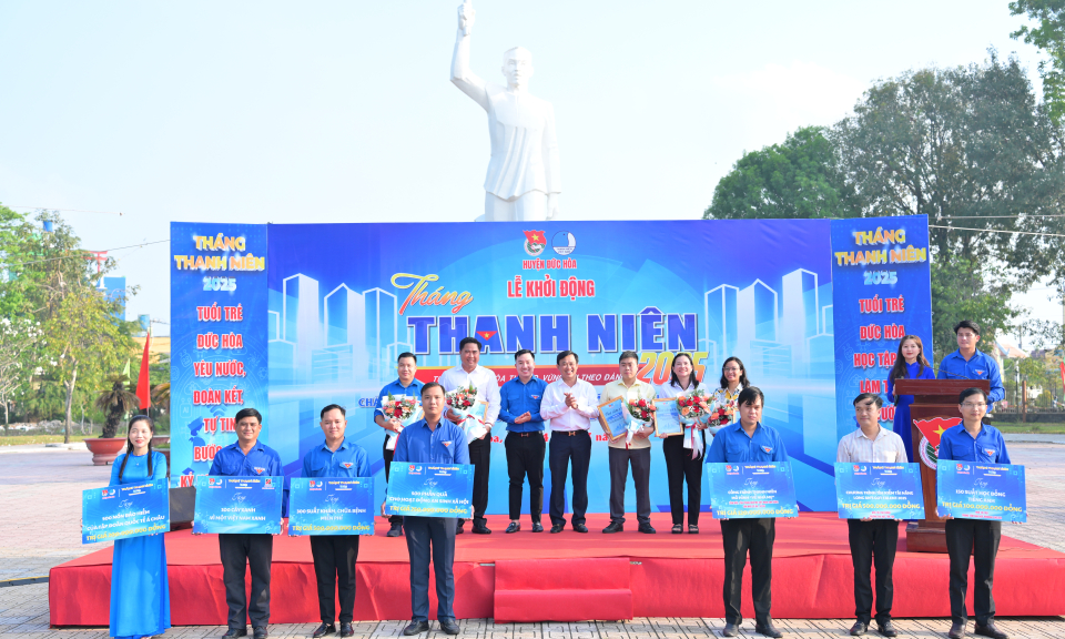 Đức Hòa: Lễ khởi động Tháng Thanh niên năm 2025