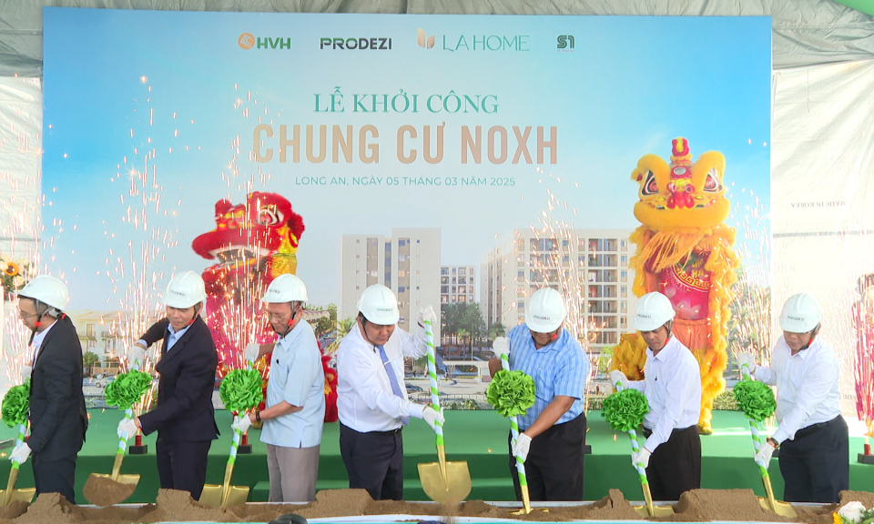 Long An khởi công dự án nhà ở xã hội đầu tiên trong năm 2025