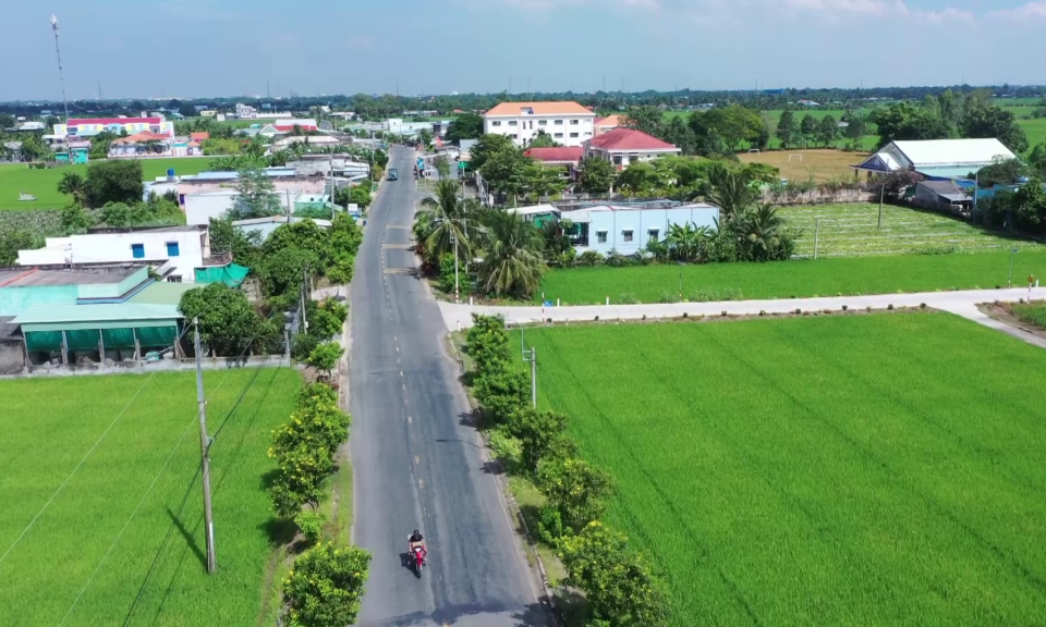 Xã Bình Trinh Đông, huyện Tân Trụ đạt chuẩn nông thôn mới nâng cao