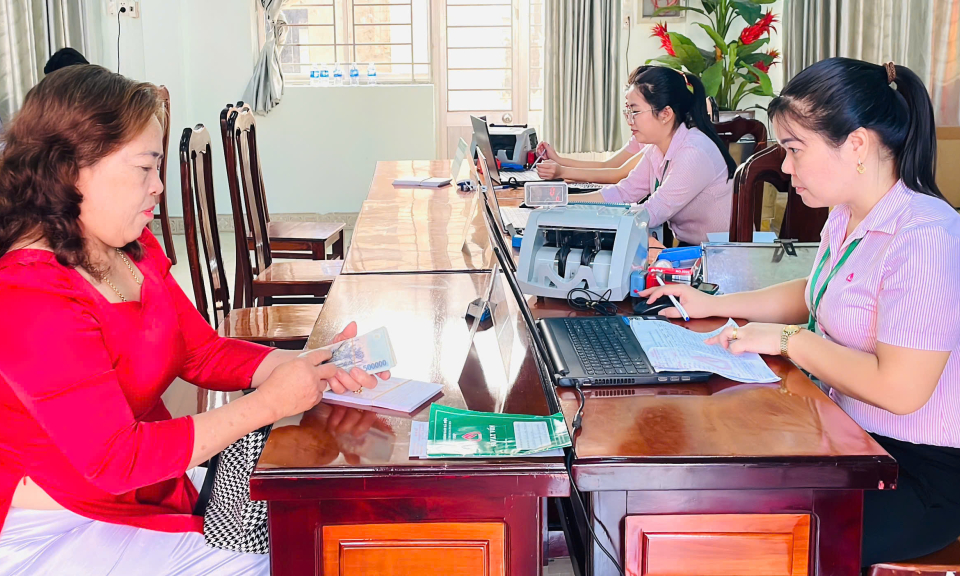 Tân Hưng giải ngân trên 29,5 tỉ đồng nguồn vốn tín dụng ưu đãi