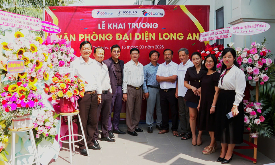 Công ty Cổ phần Giáo dục DECAMY khai trương Văn phòng đại diện Long An