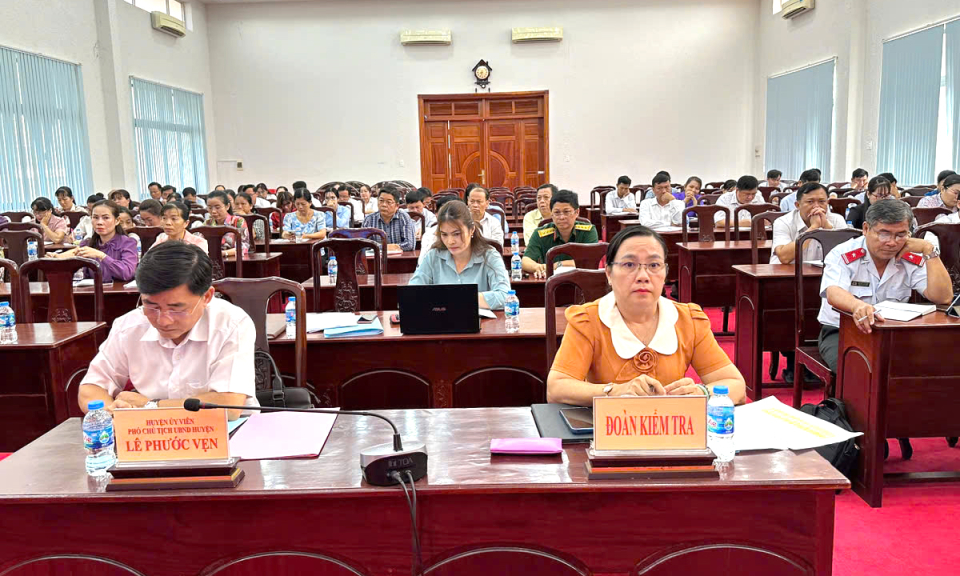 Sở Tài chính kiểm tra Tổng kiểm kê tài sản công tại huyện Tân Thạnh