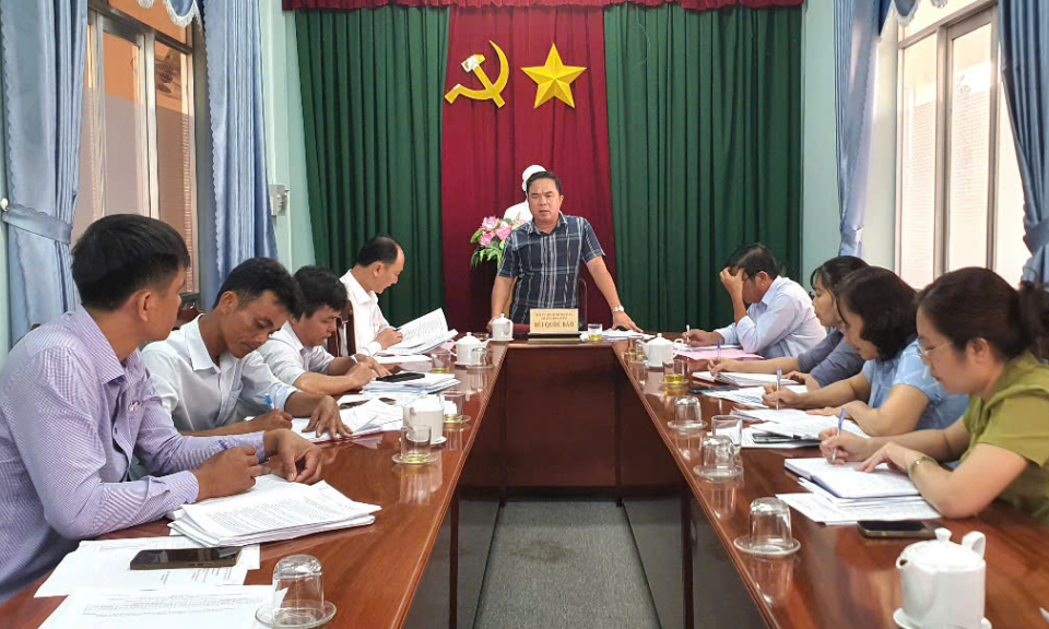 Thường trực HĐND huyện Tân Thạnh triển khai nhiệm vụ trọng tâm