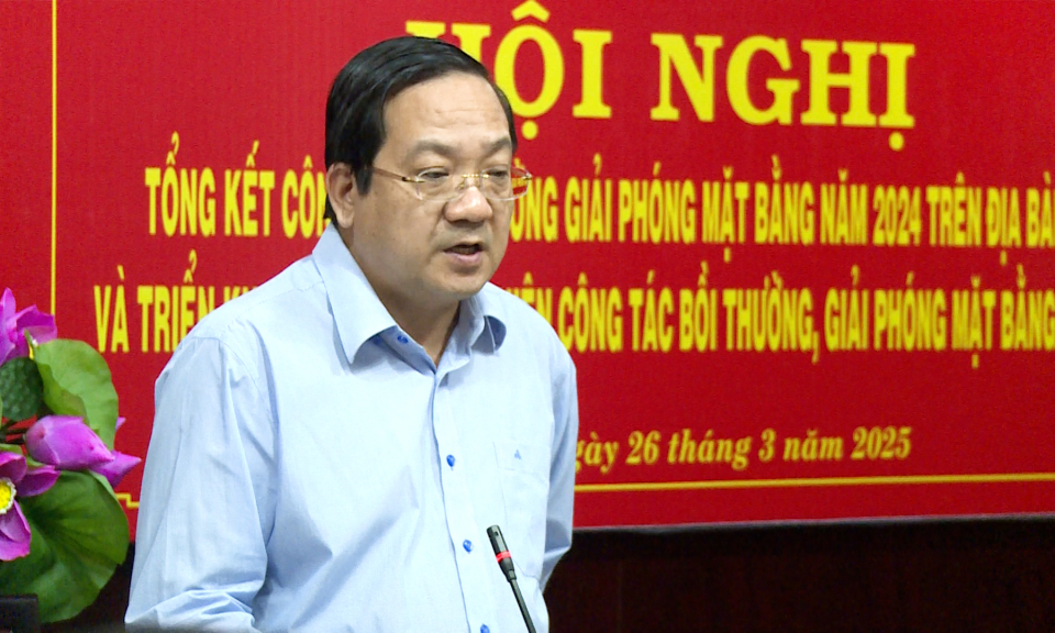 Đẩy nhanh tiến độ bồi thường, giải phóng mặt bằng thi công các công trình