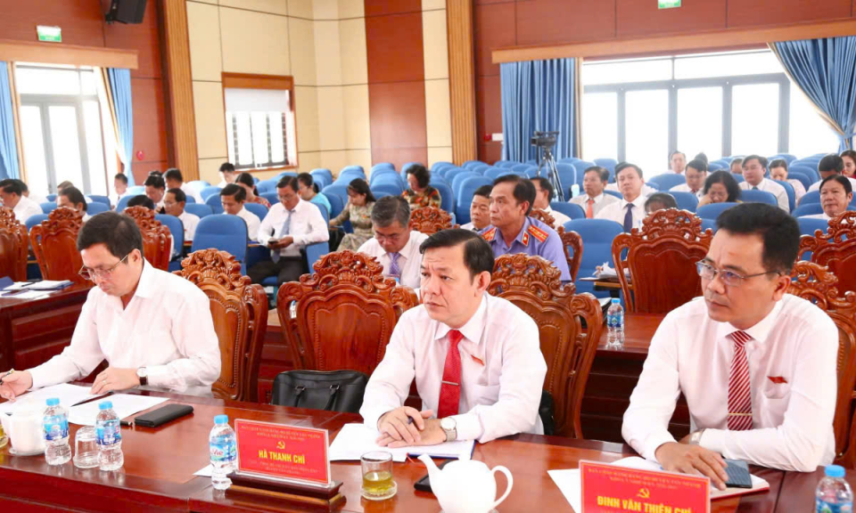 Hội nghị Ban chấp Hành huyện Đảng bộ huyện Tân Thạnh