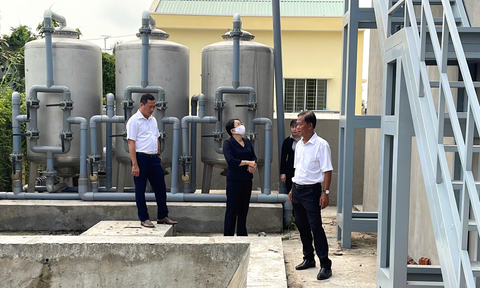 Tỉnh thẩm định công nhận xã Vĩnh Bửu đạt chuẩn Nông thôn mới