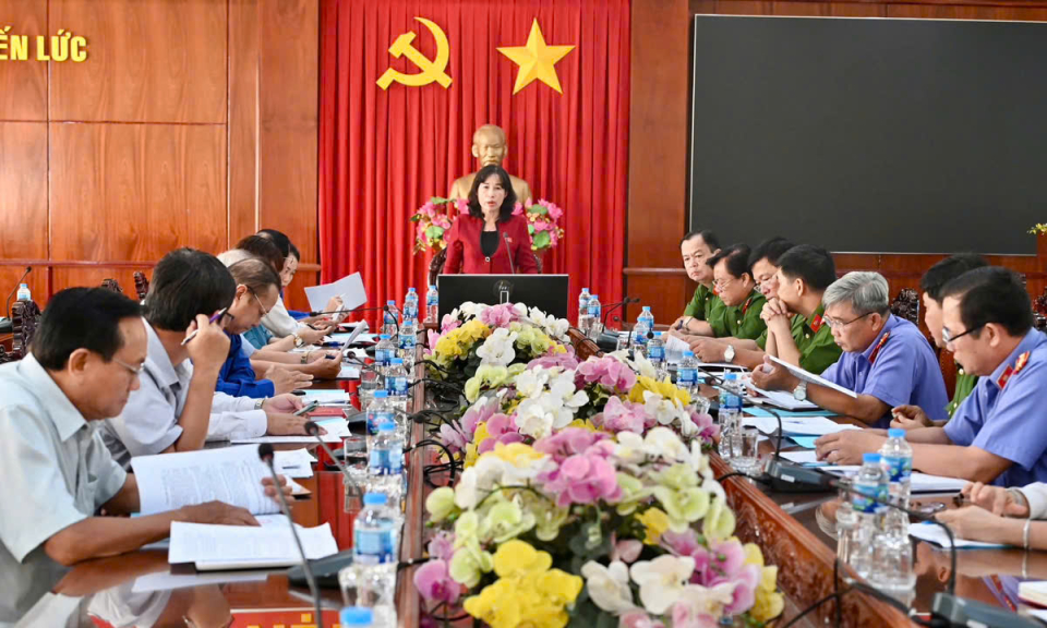 HĐND tỉnh khảo sát việc chấp hành pháp luật trong công tác thi hành án hình sự