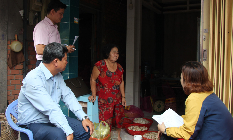 Ngân hàng CSXH tỉnh  giám sát  hoạt động tại Thủ Thừa