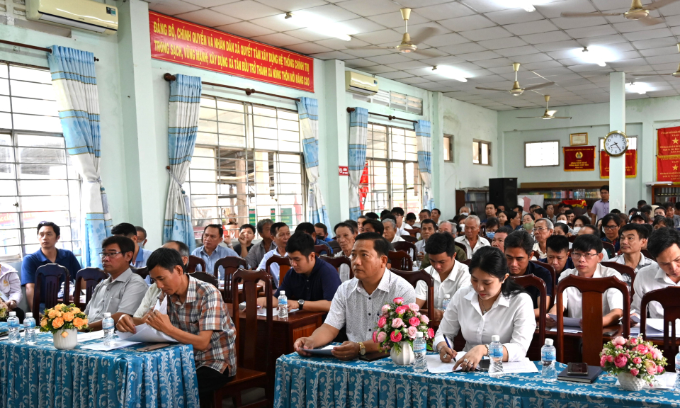 Công bố giá bồi thường và chính sách hỗ trợ giải phóng mặt bằng dự án ĐT.830C