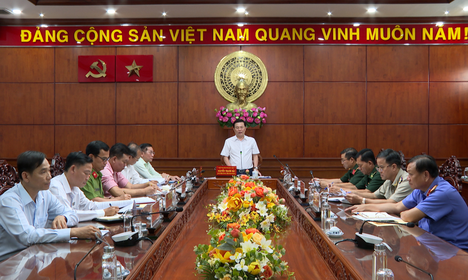 Long An giao ban các cơ quan Khối Nội chính quý I/2025