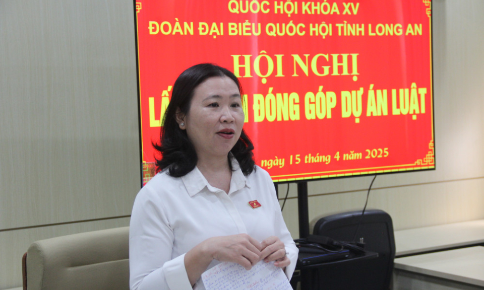 Long An: Lấy ý kiến đóng góp 4 dự án Luật