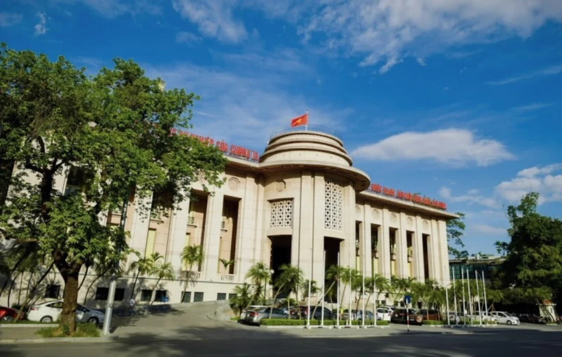 Trụ sở Ngân hàng Nhà nước Việt Nam. (Ảnh: Vietnam+)
